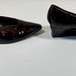 STUART WEITZMAN Women Size 10 M Shoes Brown Almond Toe Leather Sole