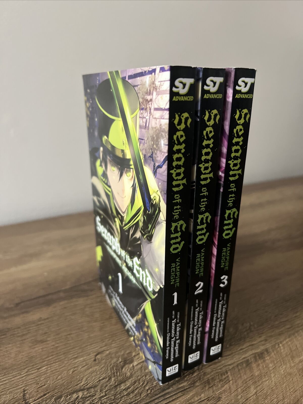 Seraph of the End - Vampire Reign - Manga Volumes 1-3, New! By Takaya Kagami