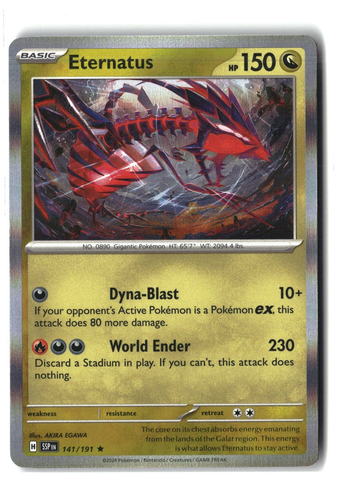 Eternatus Holofoil NM (Surging Sparks 141/191)