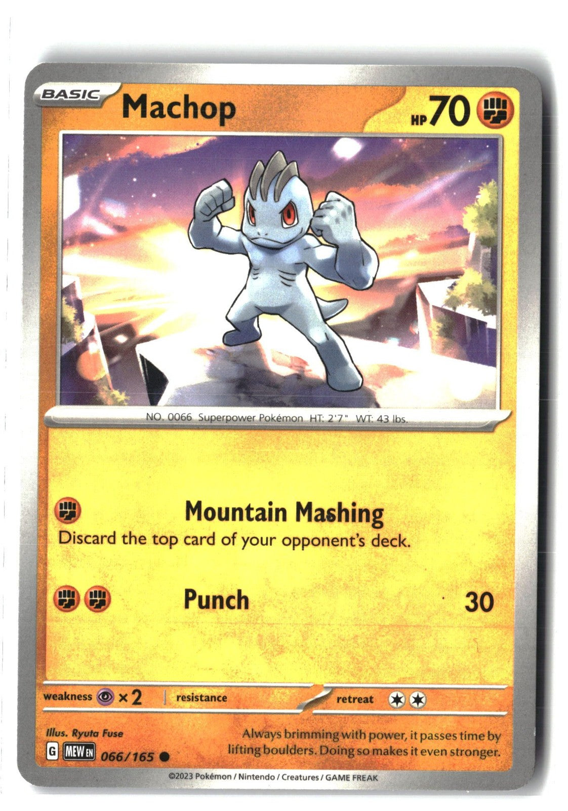 Machop (SV: Scarlet & Violet 151 066/165) NM