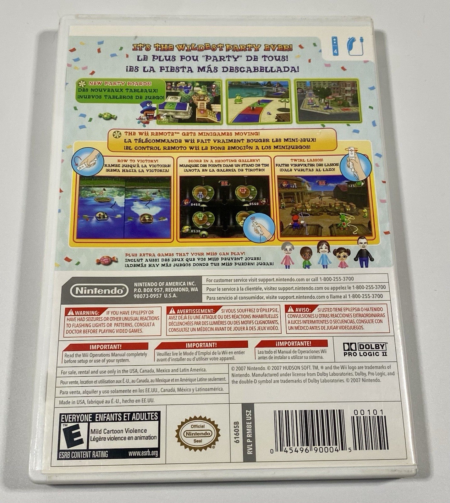 Mario Party 8 (Nintendo Wii, 2007) CIB W/ Manual, Tested & Working