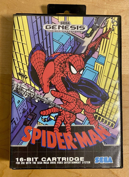 Spider-Man Sega Genesis Canadian Variant in Box Very Rare