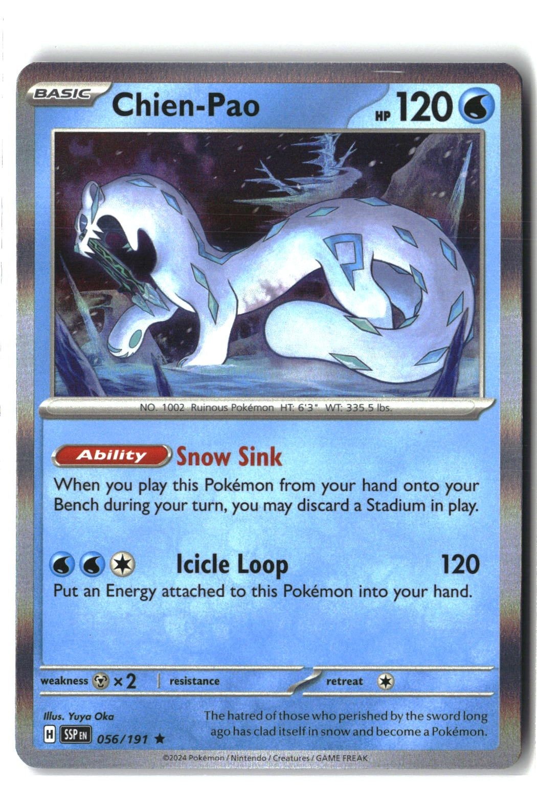 Chien-Pao Holofoil NM (Surging Sparks 056/191)