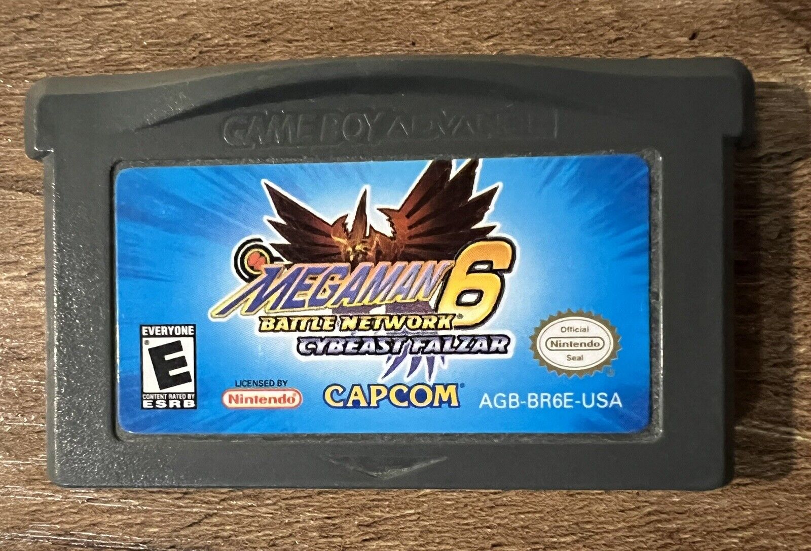 Mega Man Battle Network 6 Cybeast Falzar Nintendo GBA Cart Only Authentic Tested