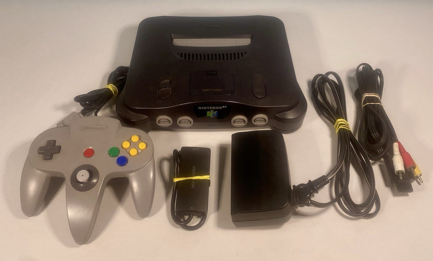 Nintendo 64 N64 Console W/ Controller & Cords All OEM, Tested & Working