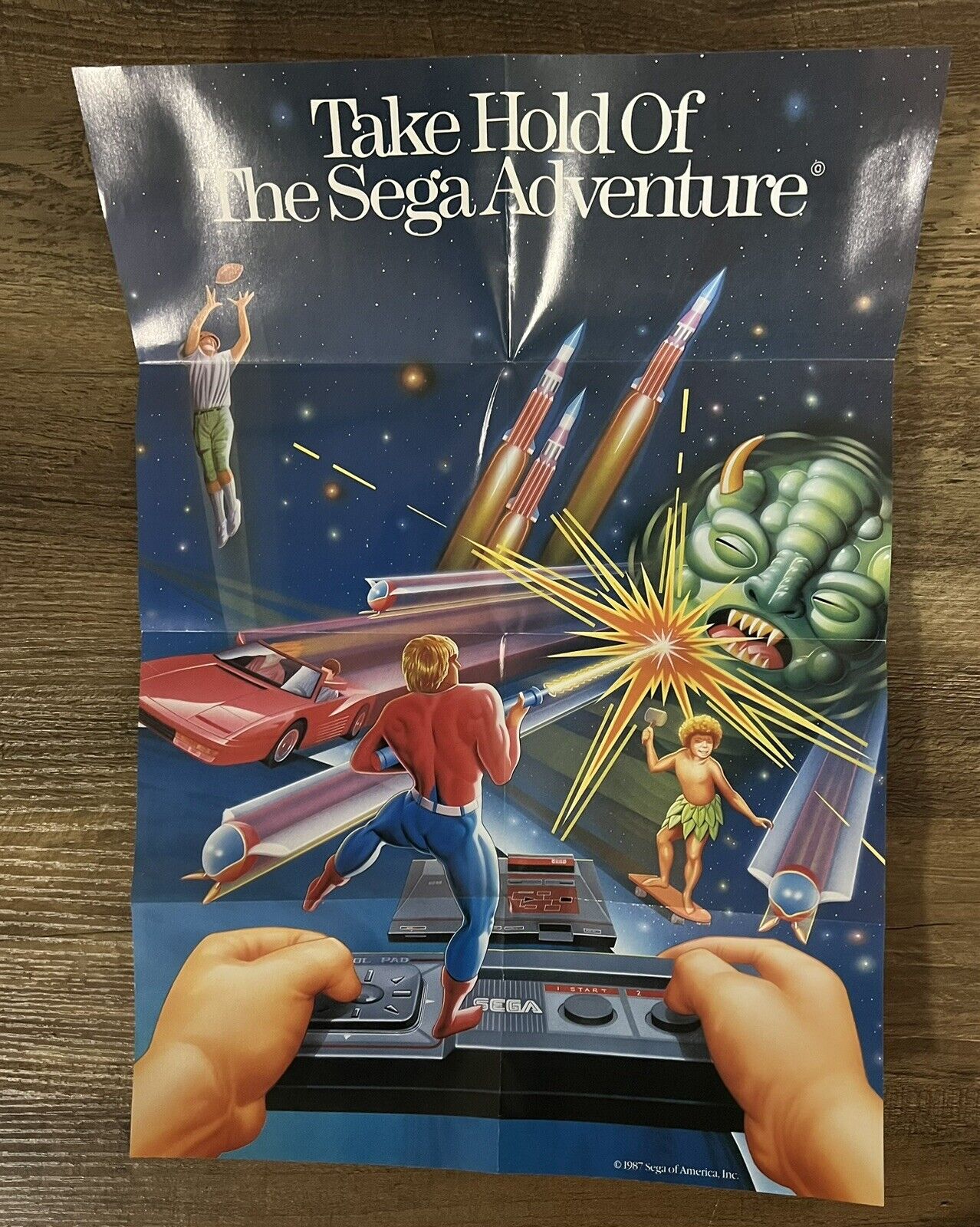 Global Defense (Sega Master, 1987) With Original Box, Manual & Poster Tested!