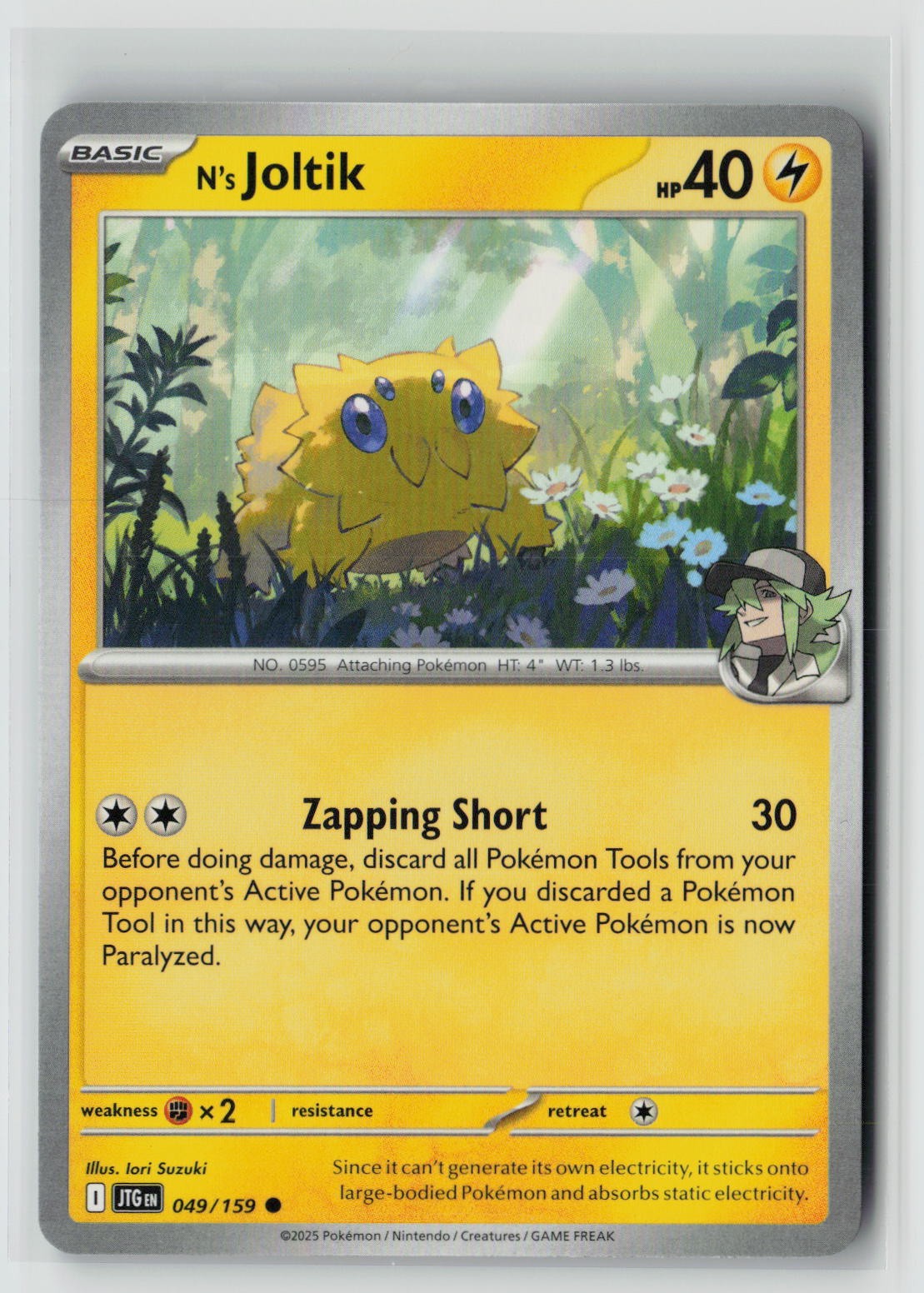 N's Joltik (Journey Together 049/159) NM