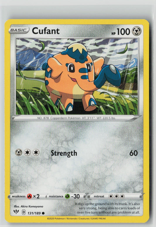 Cufant (SWSH03: Darkness Ablaze 131/189) NM