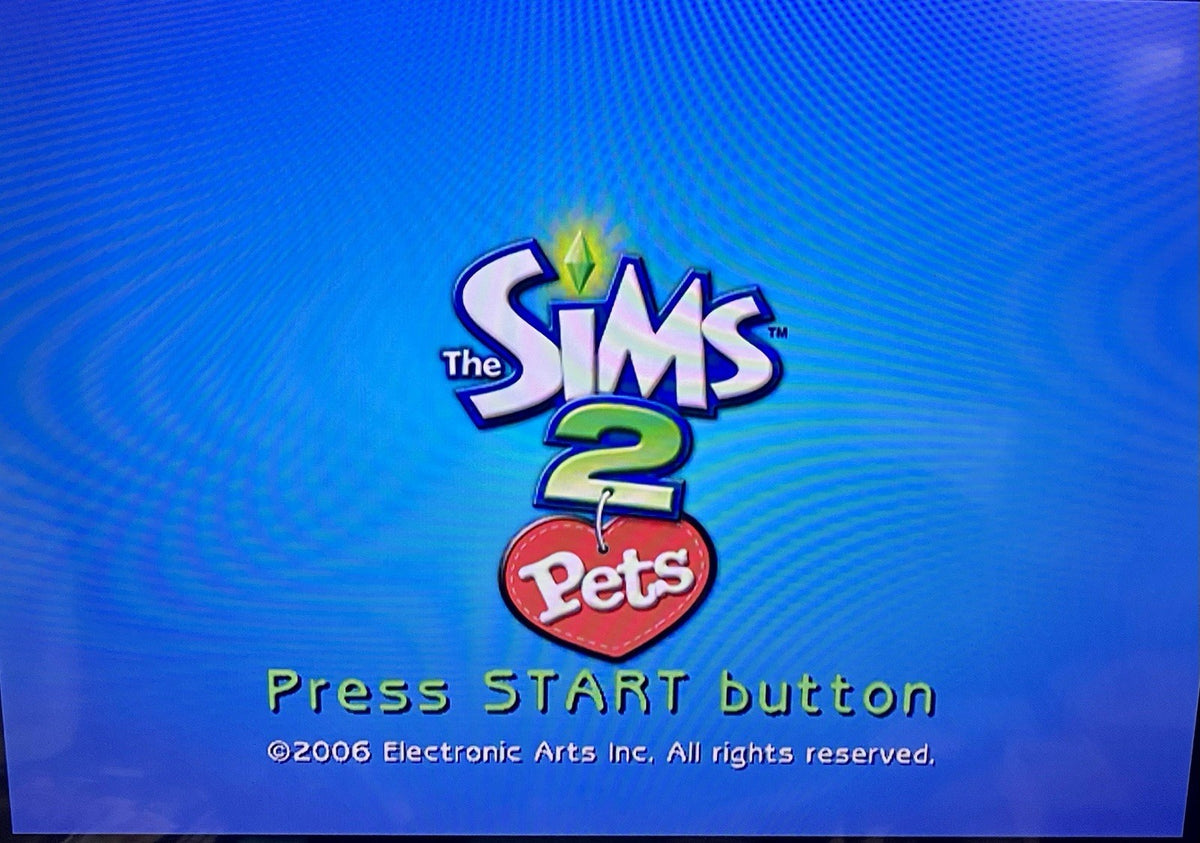 The Sims Bundle: Busting’ Out & Sims 2 Pets (Sony Playstation 2) Both CIB & Work