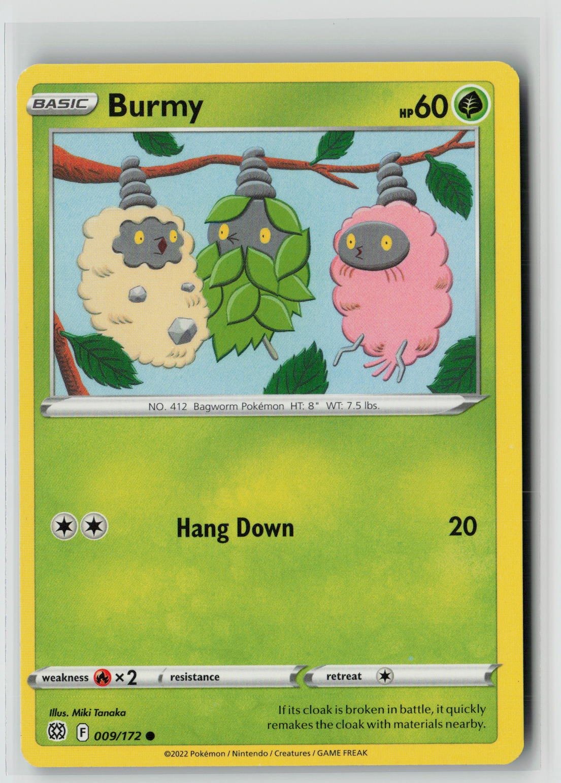 Burmy (SWSH09: Brilliant Stars 009/172) NM