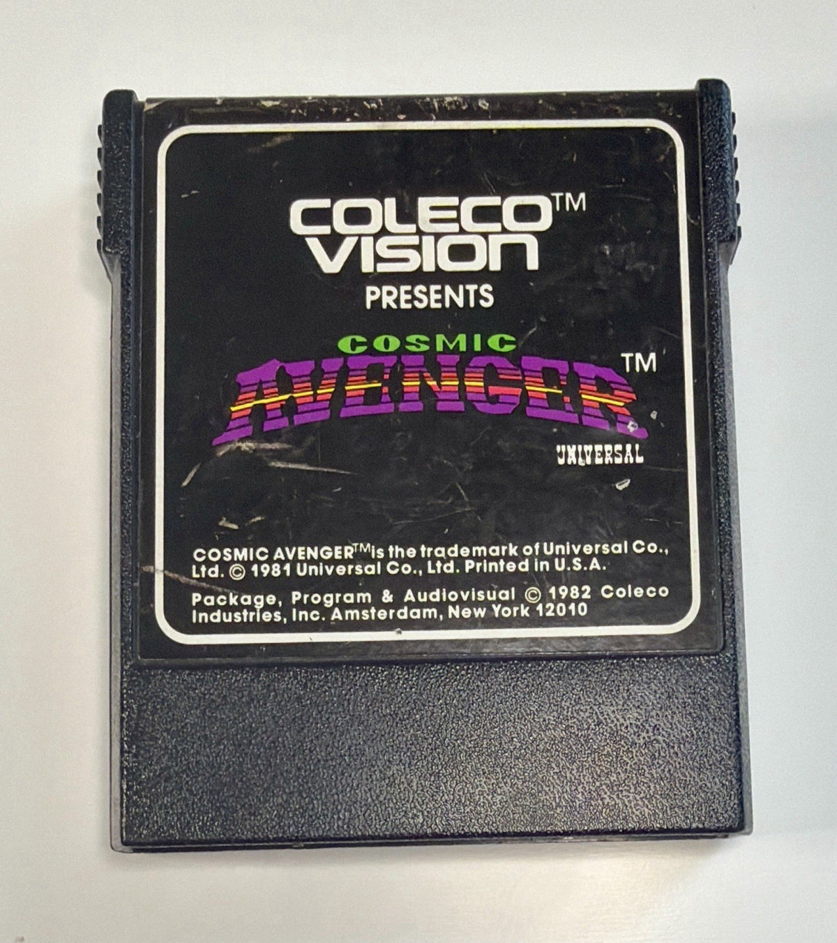 Vintage COSMIC AVENGER (1982) for Colecovision Cartridge Computer Video Game