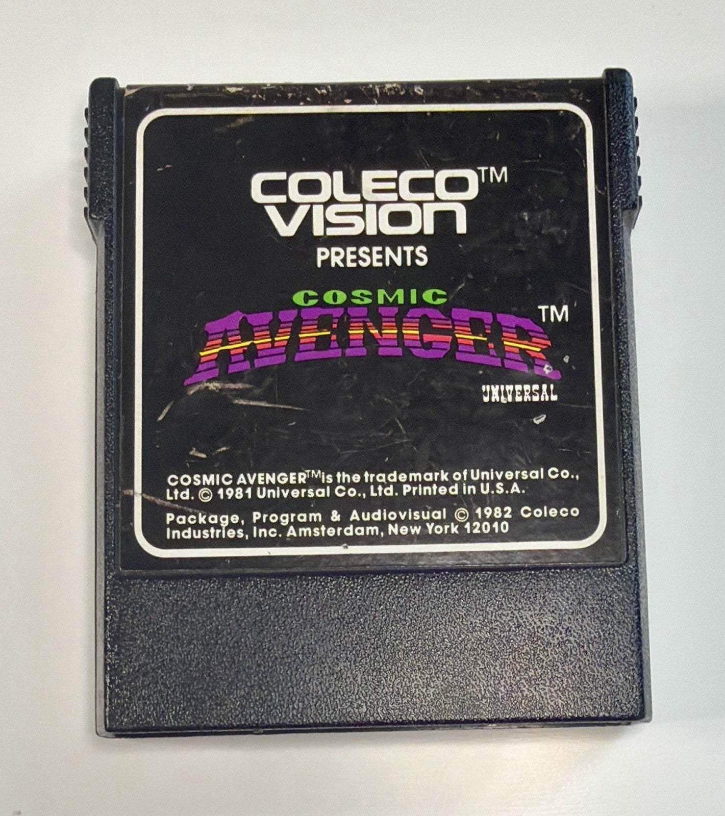 Vintage COSMIC AVENGER (1982) for Colecovision Cartridge Computer Video Game