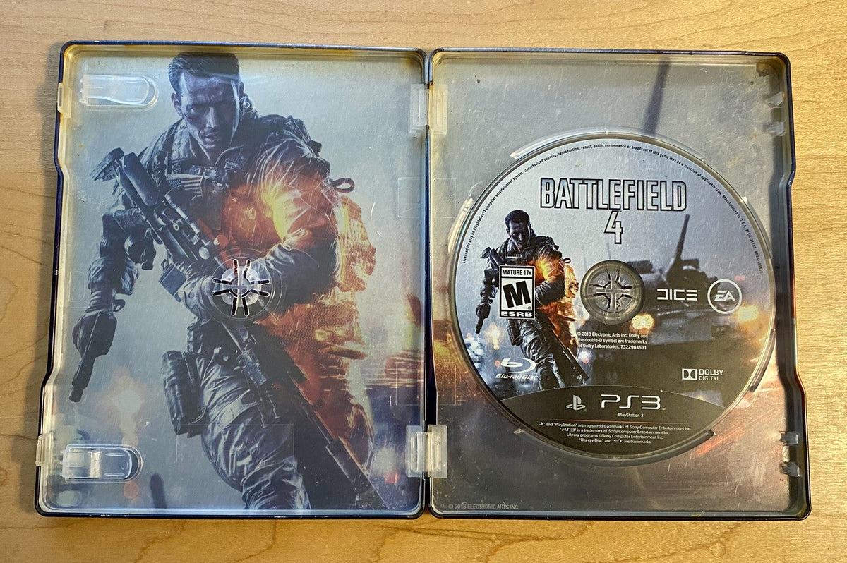 Battlefield 4 Limited Edition (Sony PlayStation 3 PS3, 2013) Steelbook, Tested