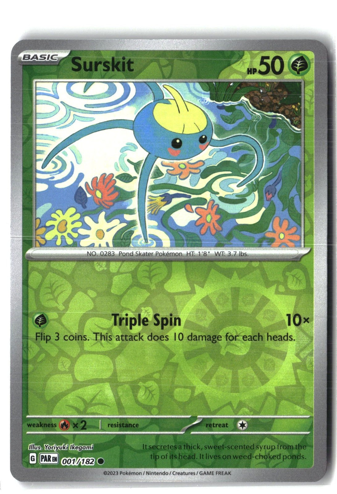 Surskit Reverse Holofoil NM (Paradox Rift 001/182)