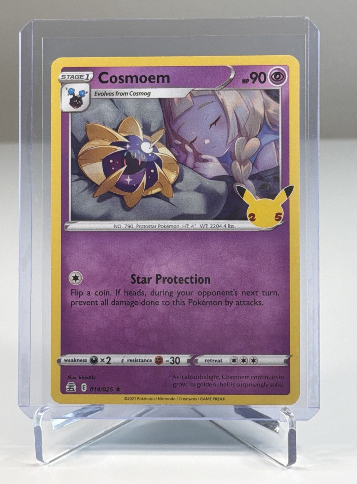 Cosmoem 014/025 Rare Celebrations Pokemon TCG Holo MP