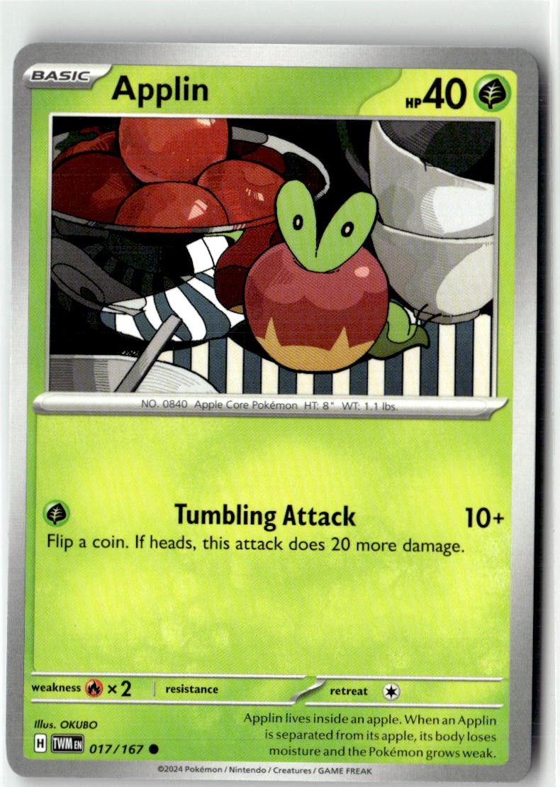 Applin (Twilight Masquerade 017/167) NM