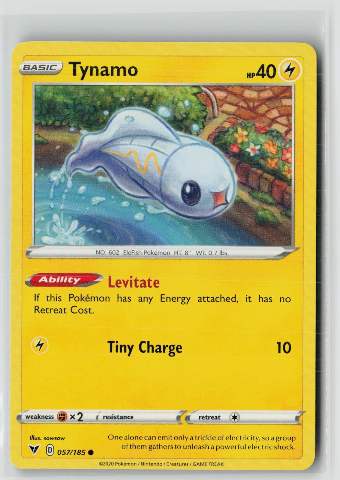 Tynamo (SWSH04: Vivid Voltage 057/185) NM
