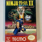 Ninja Gaiden II 2 The Dark Sword of Chaos Nintendo NES Complete in Box CIB Works