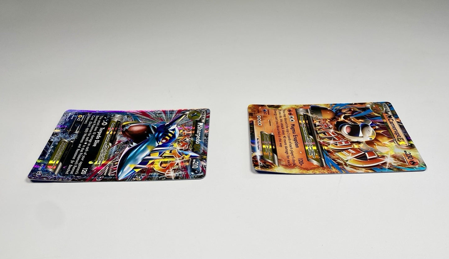 Pokémon Black Star XY Promo Lot, M Sharpedo EX 200 M Camerupt EX 198 Snorlax 179