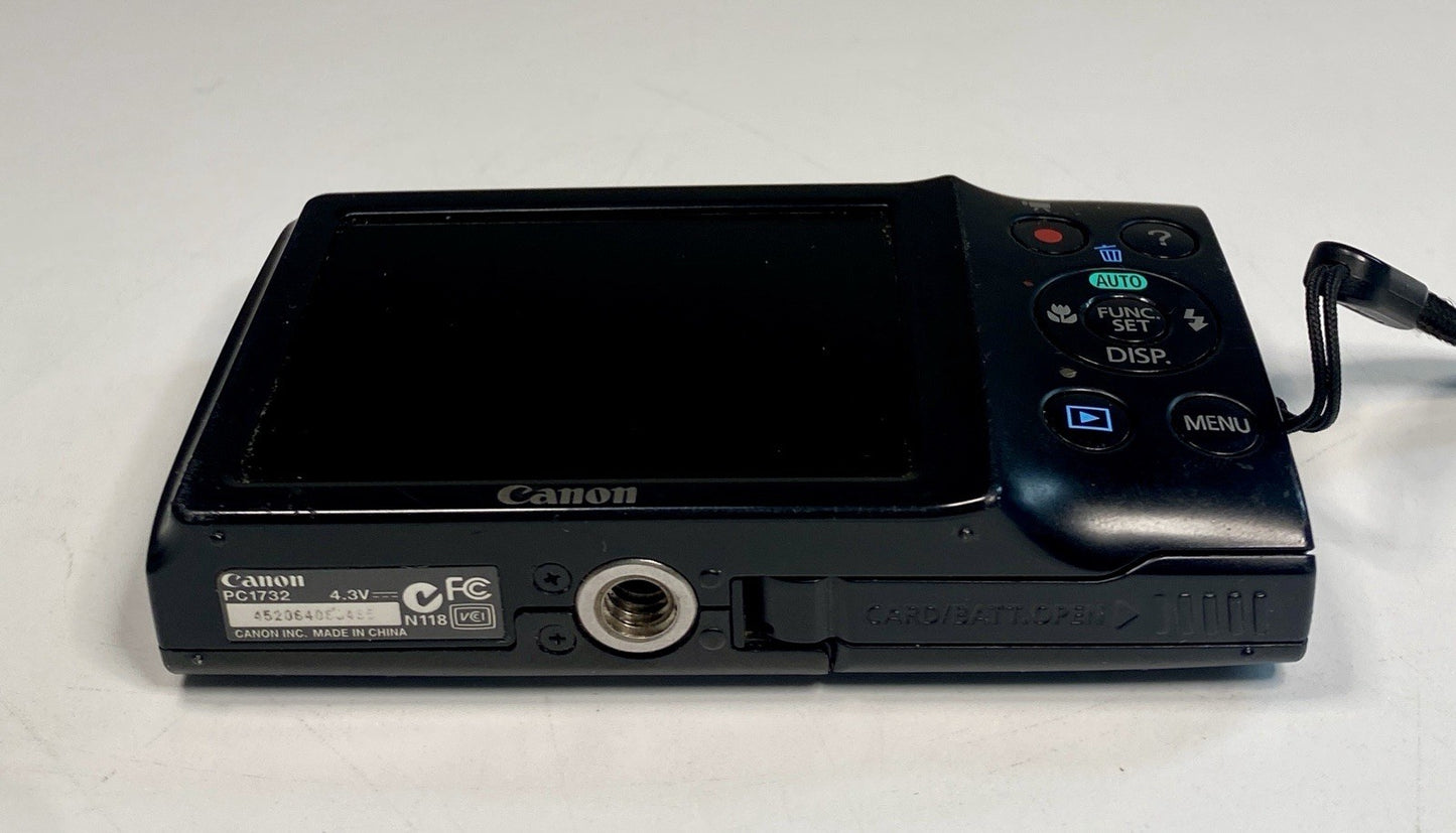CANON PowerShot A2300 HD 16.0MP BALCK 5x Optical zoom Digital Camera TESTED