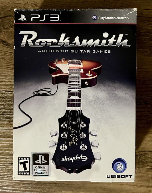 Rocksmith PlayStation 3 PS3 w/ Cable Tested & Works!