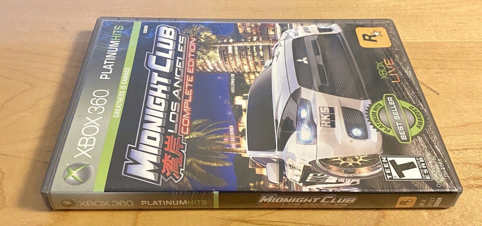 Midnight Club: Los Angeles - Complete Edition, Platinum Hits (Xbox 360 2009) CIB