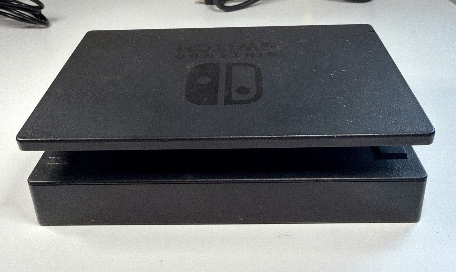Nintendo Switch Console Bundle Black w/ Black Joy-Cons Dock HDMI Charger Tested