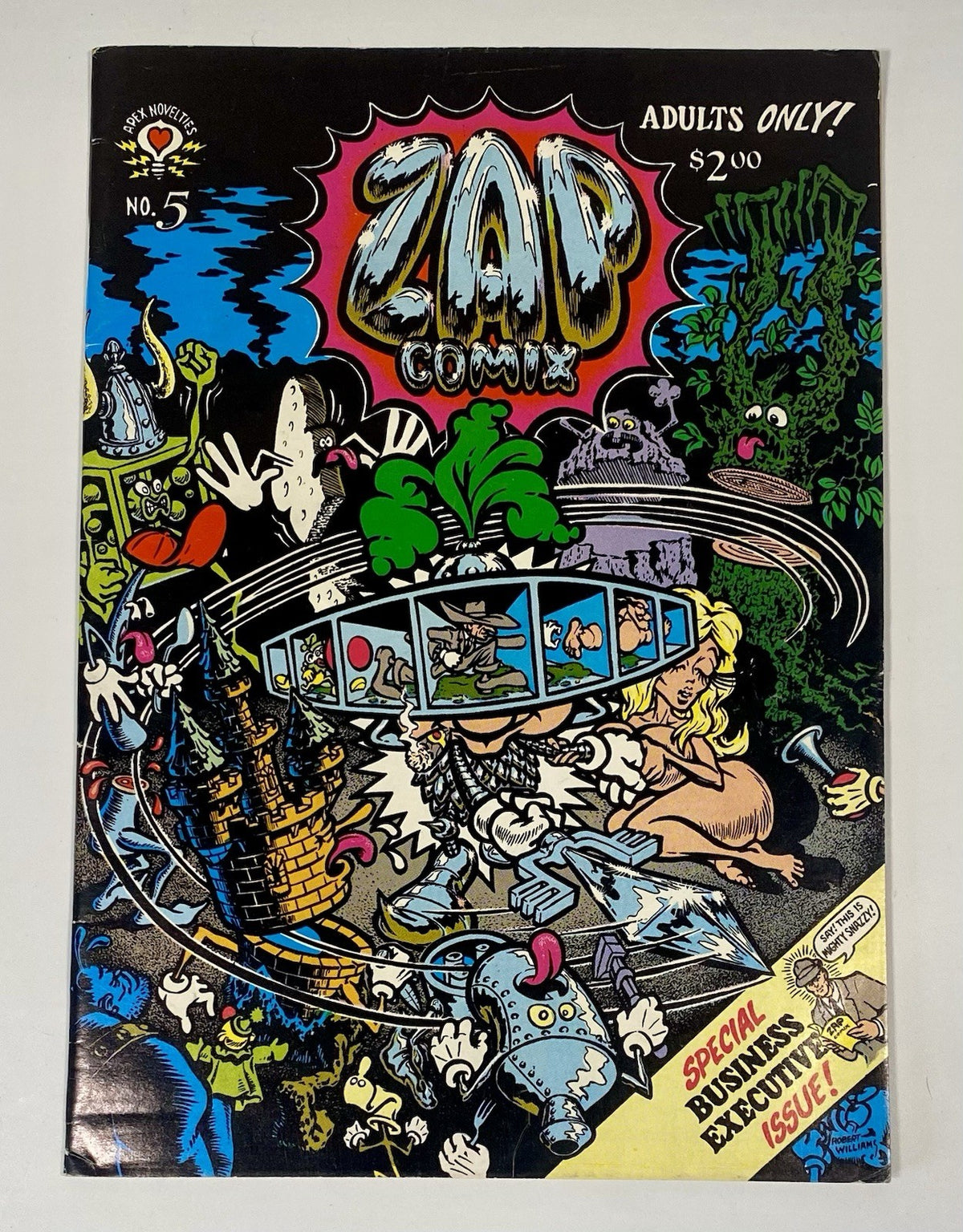 Zap Comix No. 5 - Apex Novelty 1988 4th Print