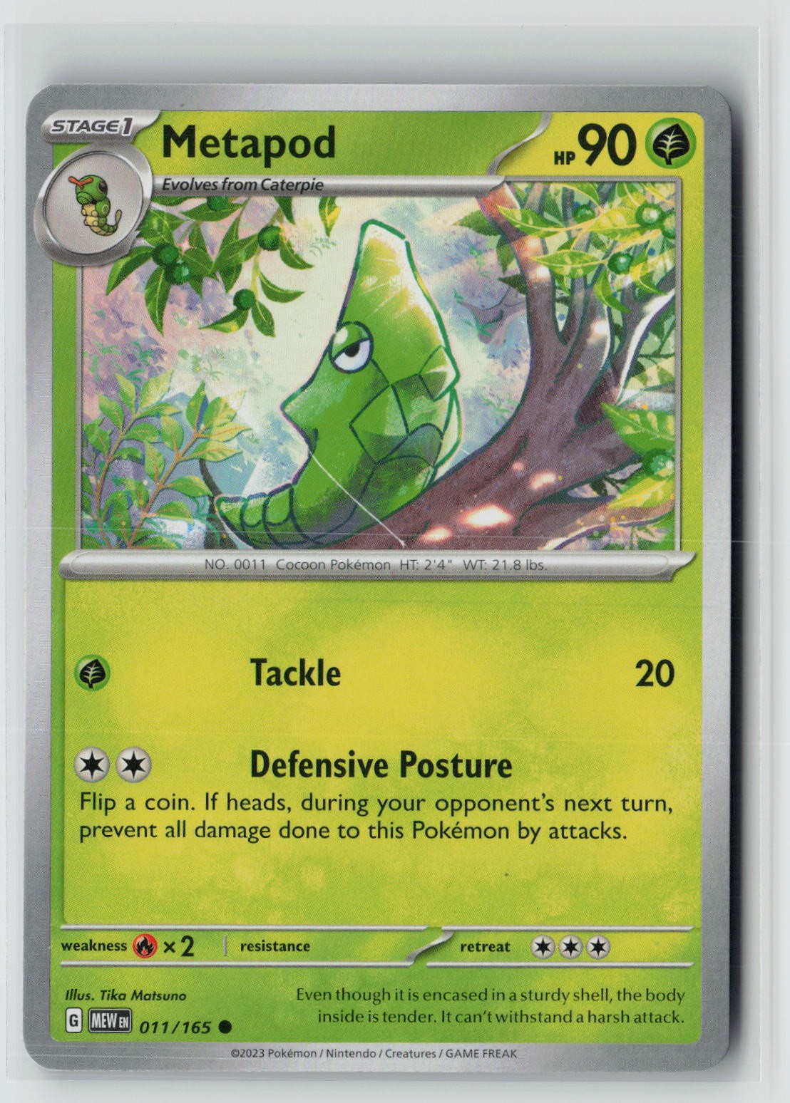Metapod (SV: Scarlet & Violet 151 011/165) NM