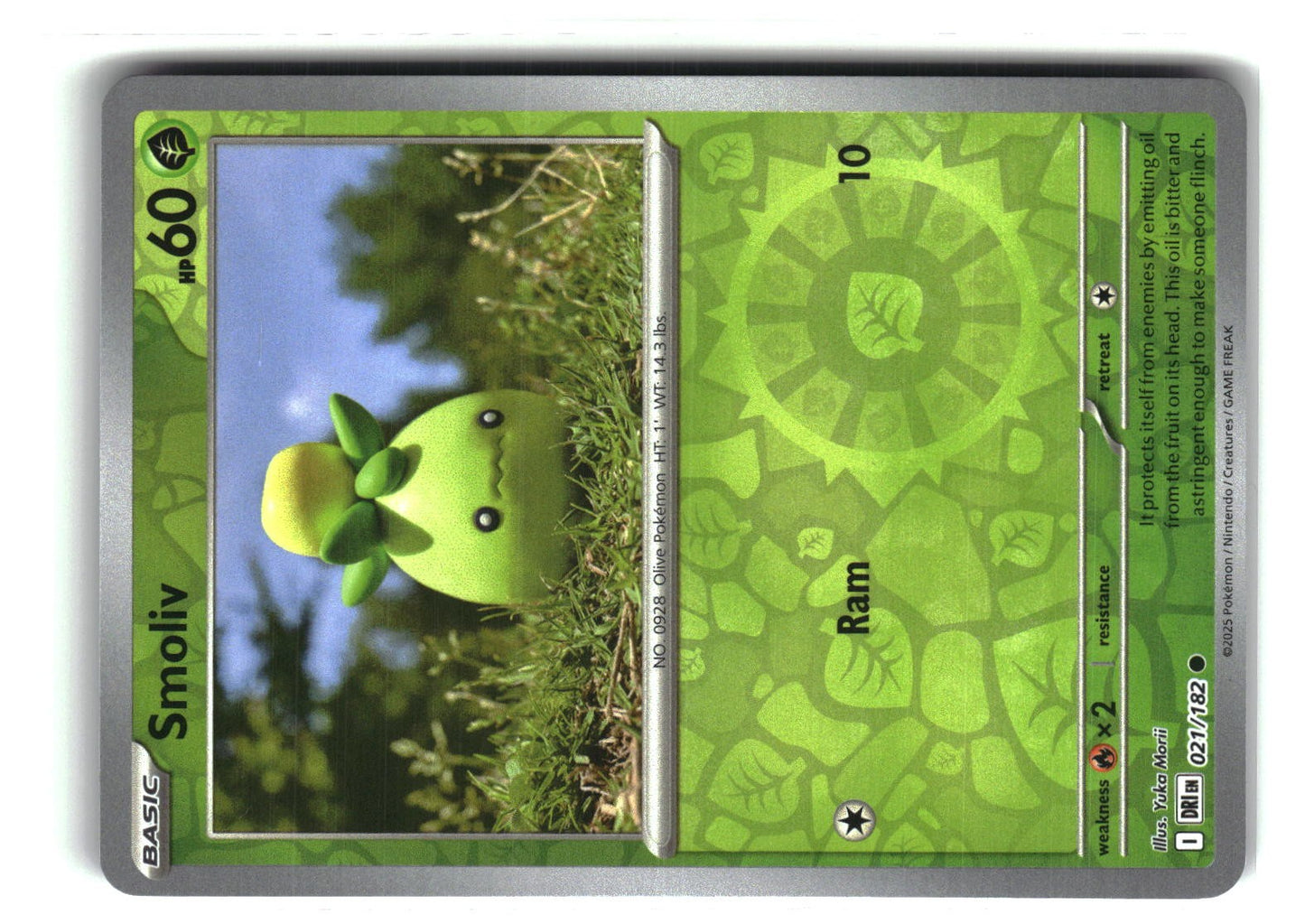 Smoliv Reverse Holofoil NM (Destined Rivals 021/182)