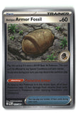 Antique Armor Fossil Reverse Holofoil NM (Pitch Black 072/084)