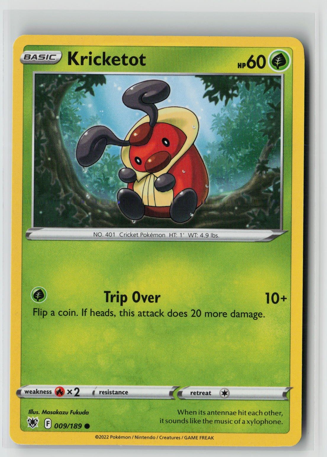 Kricketot (SWSH10: Astral Radiance 009/189) NM