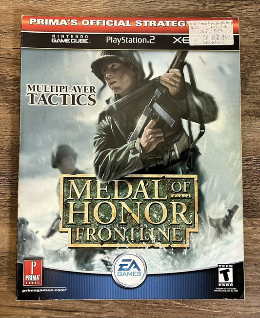 Medal Of Honor Frontline Prima Strategy Guide Playstation 2 Xbox Gamecube