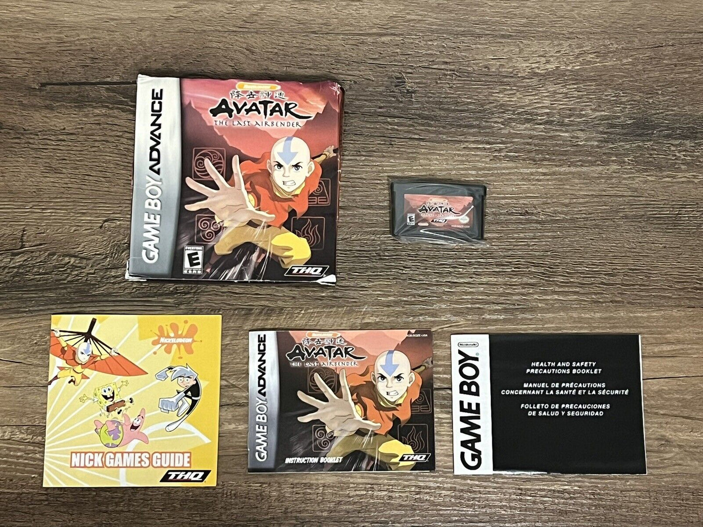 Avatar: The Last Airbender (Nintendo Game Boy Advance, 2006) CIB Tested