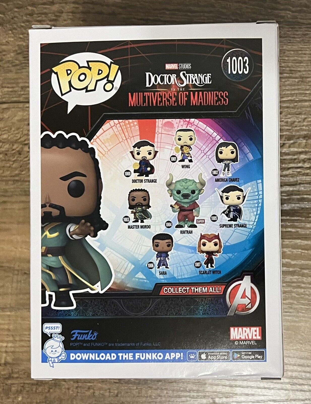 Funko Pop Marvel Doctor Strange Multiverse of Madness - Master Mordo 1003 New