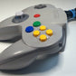 Grey Gray N64 Nintendo 64 Controller OEM w/ 8BitDo Hall Effect Joystick Tested