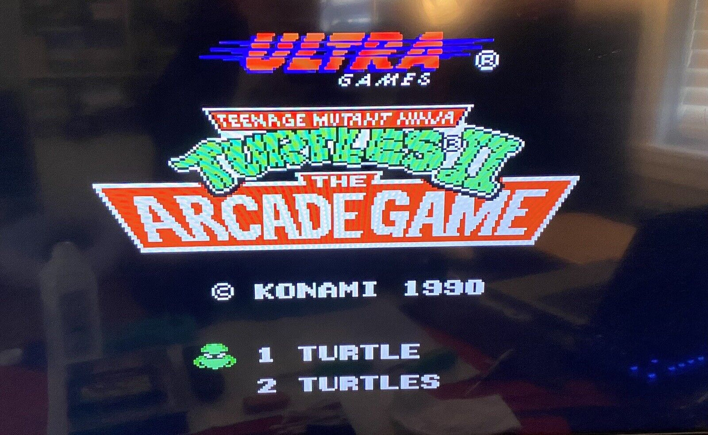 Teenage Mutant Ninja Turtles 2: The Arcade Game (NES, 1990) Authentic & Tested