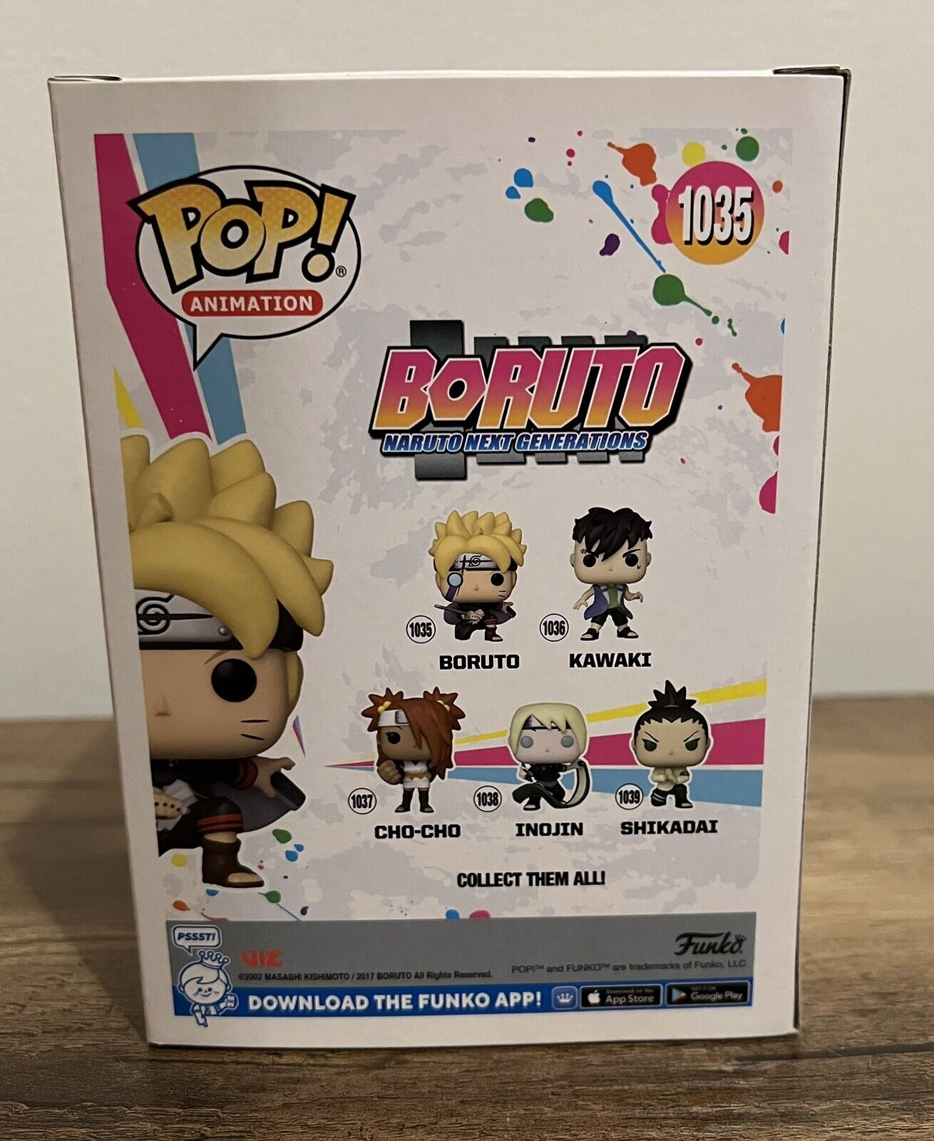 Funko POP! Animation: Boruto Naruto Next Gen Set of 5 1035 - 1039