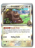Arven's Greedent Holofoil NM (Destined Rivals 159/182)