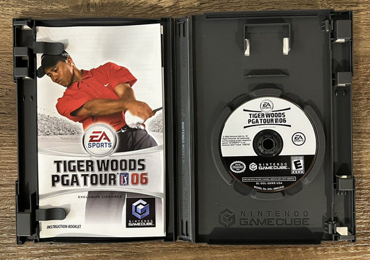 Tiger Woods PGA Tour 06 (Nintendo GameCube, 2005) Complete with Manual EA Sports