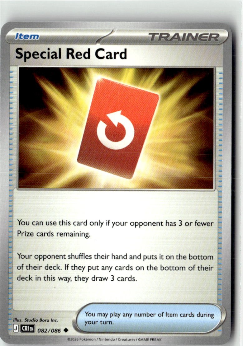 Special Red Card (Chaos Rising 082/086) NM