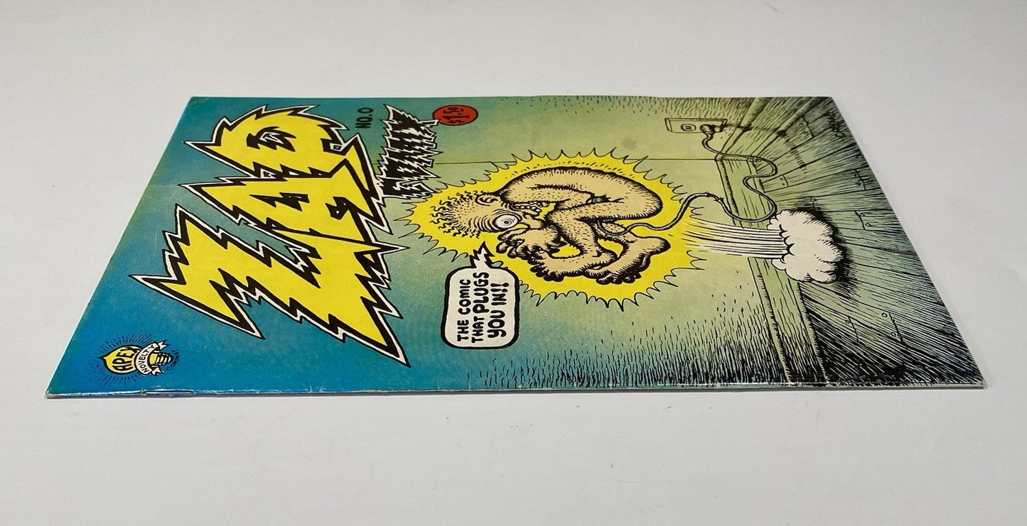 ZAP COMIX No. #0 8th PRINTING - ROBERT CRUMB - APEX NOVELTY COMPANY