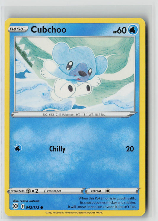 Cubchoo (SWSH09: Brilliant Stars 042/172) NM