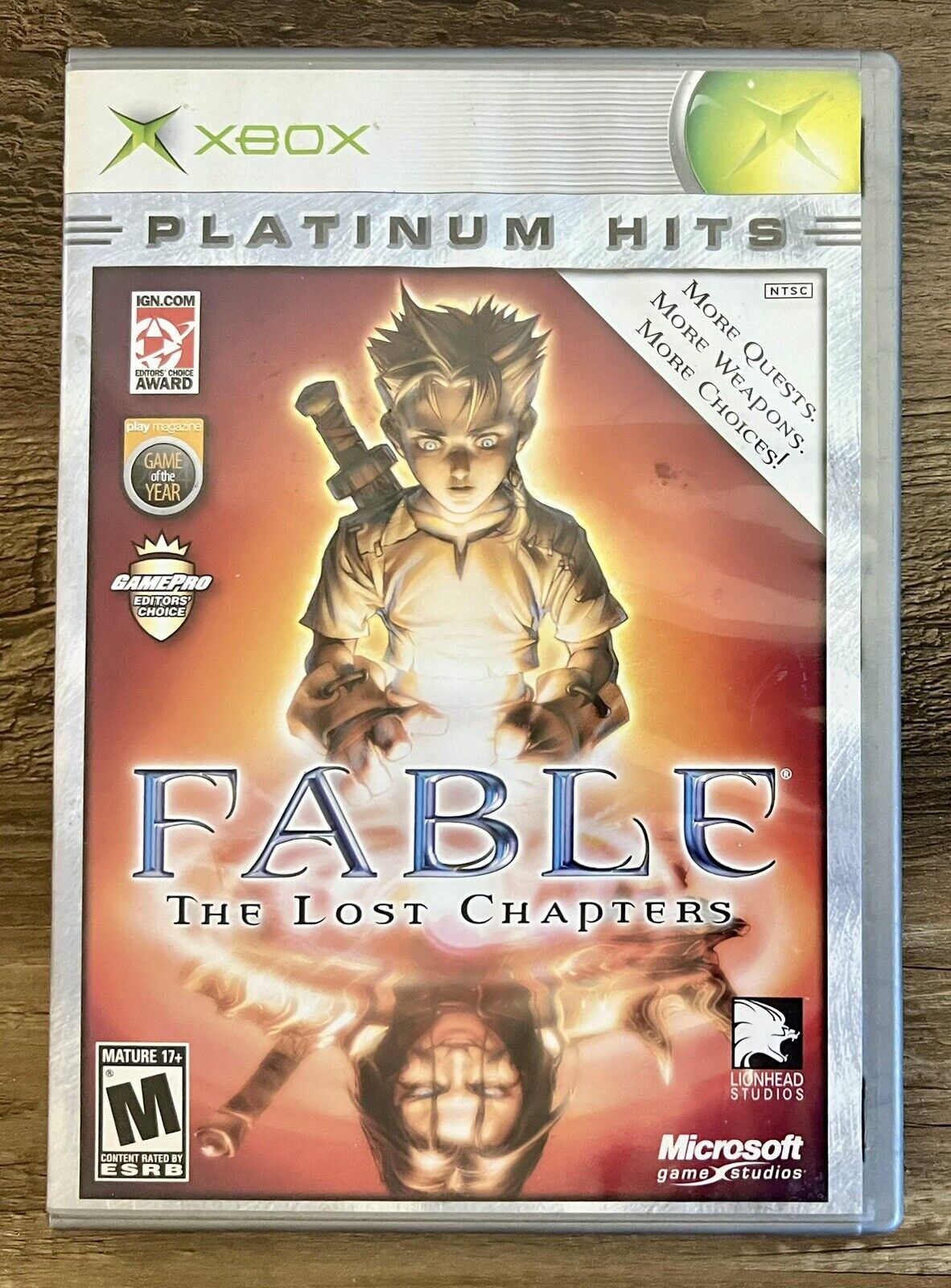 Fable: The Lost Chapters Best Of Platinum Hits(Microsoft Xbox, 2004) TESTED