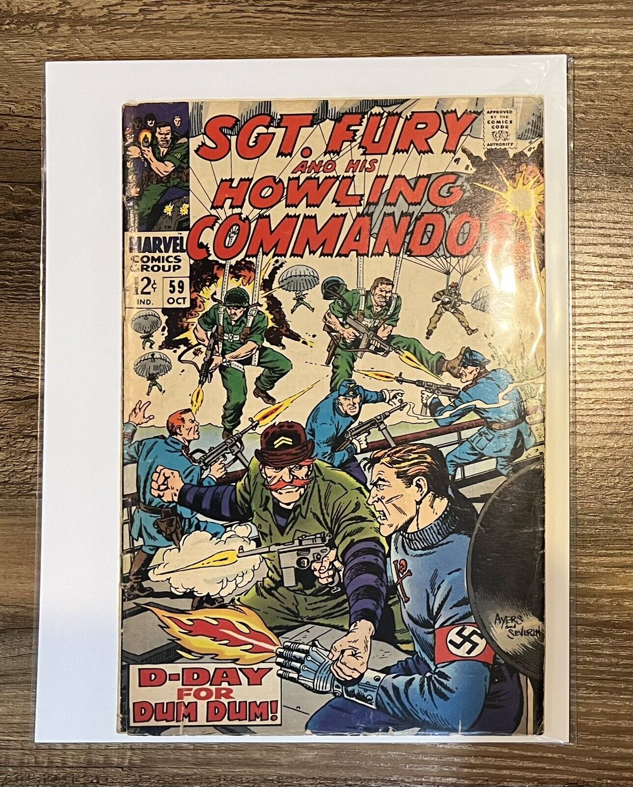 1968 Sgt. Fury and His Howling Commandos #59 Marvel Comic