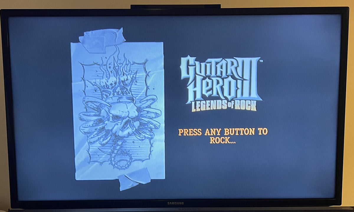 Guitar Hero III 3 Legends of Rock PS2 PlayStation 2 - Complete CIB Tested