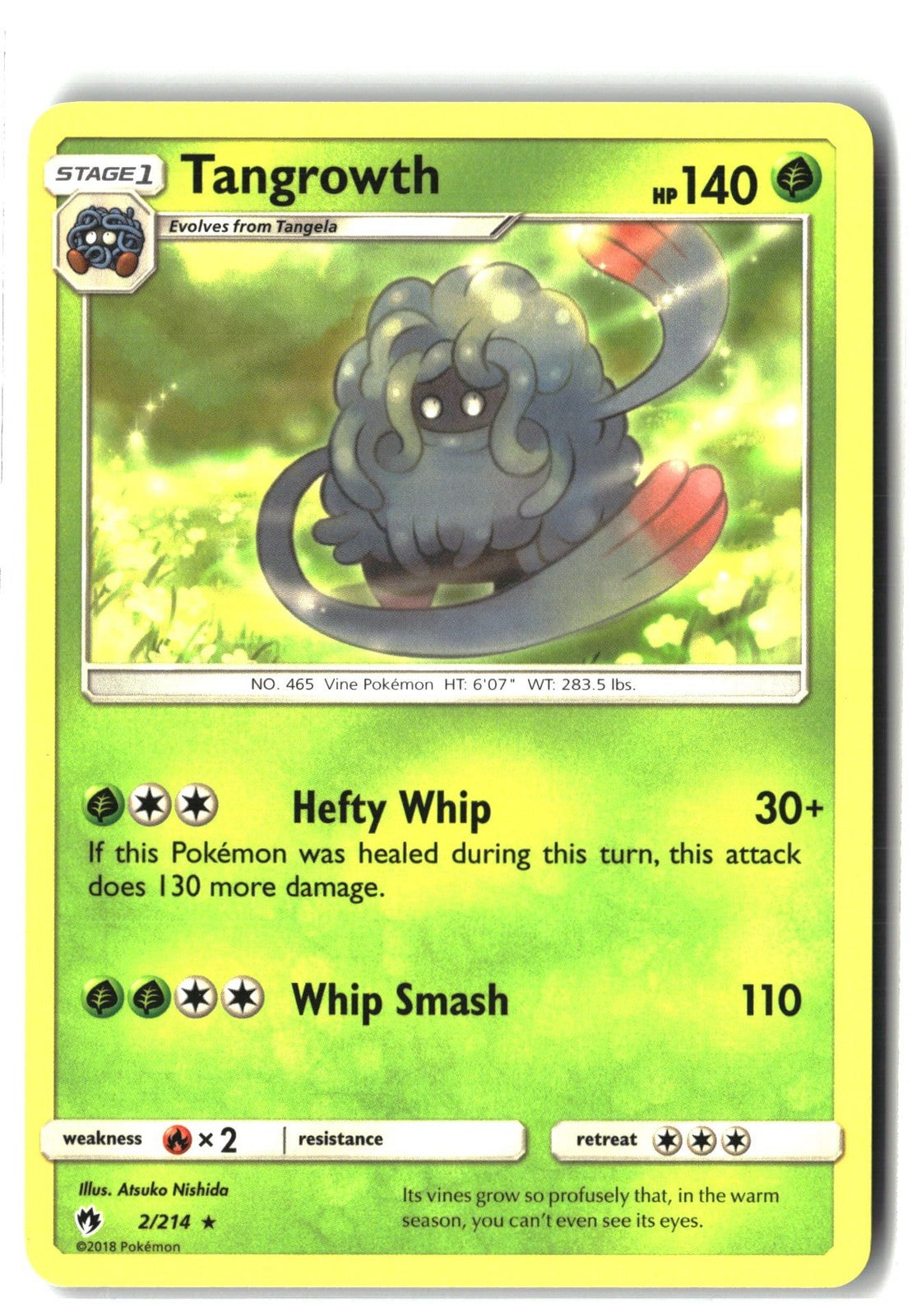Tangrowth (SM - Lost Thunder 2/214) NM