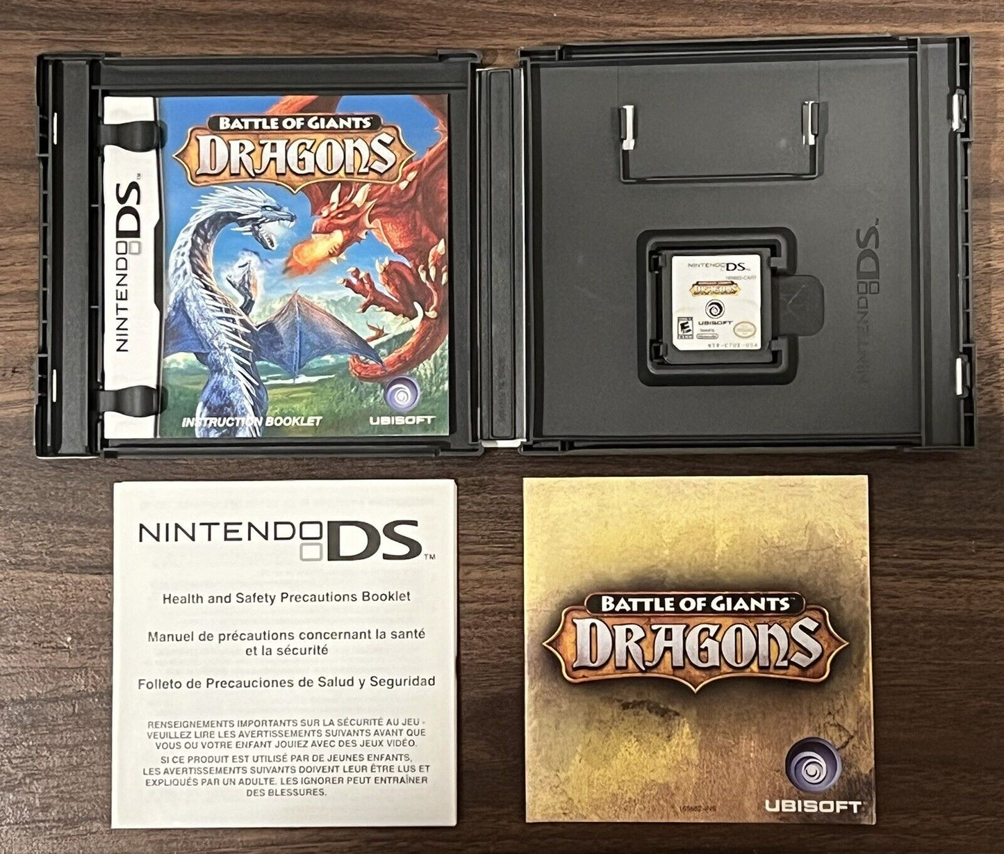 Battle of Giants: Dragons (Nintendo DS, 2009) Complete W/Manual & Inserts.