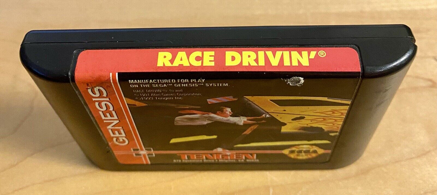 Race Drivin' (Sega Genesis, 1990) Authentic & Tested Cartridge, Works