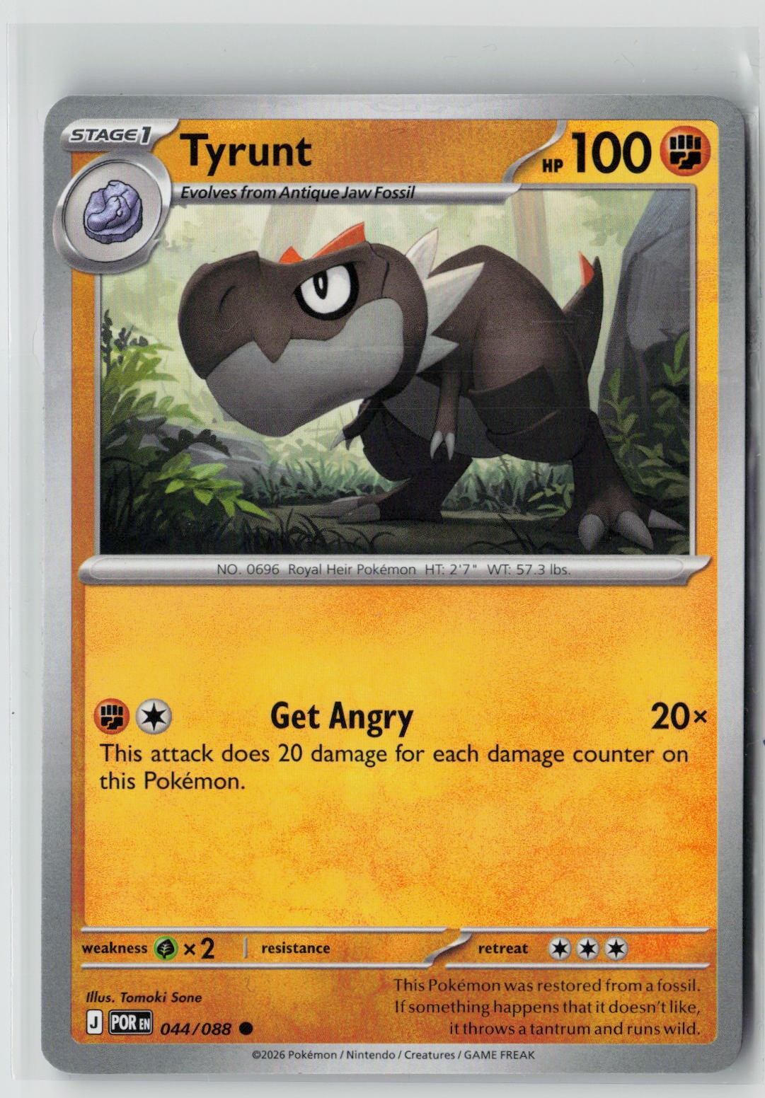 Tyrunt (Perfect Order 044/088) NM